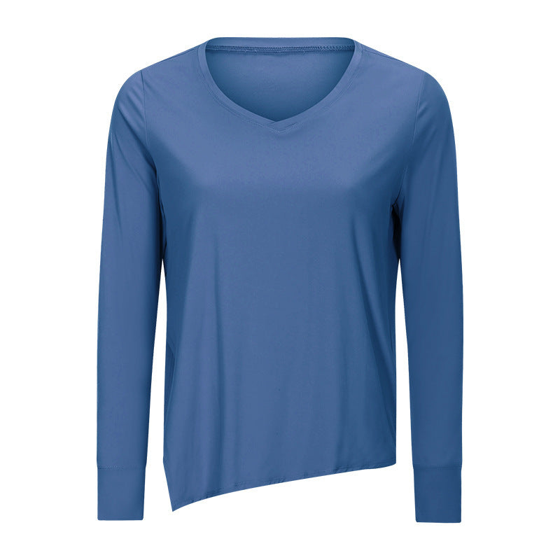 Simple Leisure Sports Long-Sleeved Yoga Wear - Nyaabs