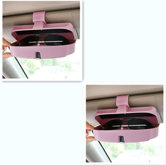 Car glasses case car sun visor bill glasses clip - Nyaabs