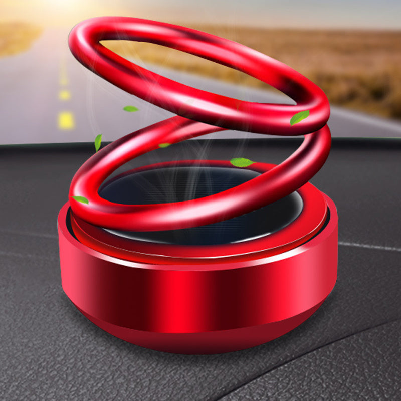 Solar Auto Rotation Car Air Freshener Perfume Seat - Nyaabs