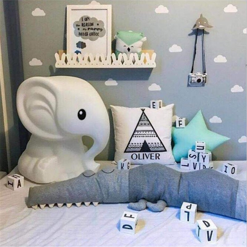 Baby Bedding Cartoon Baby Crib Bumper Pillow Infant Cradle Kids Bed Fence Baby Decoration Room Accessories - Nyaabs