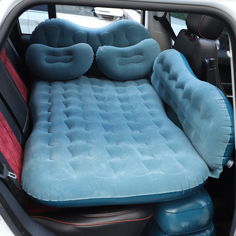 Inflatable Mattress Camping Car Air Mattress Car Travel Mattress Outdoor Car Pillow Bed - Nyaabs