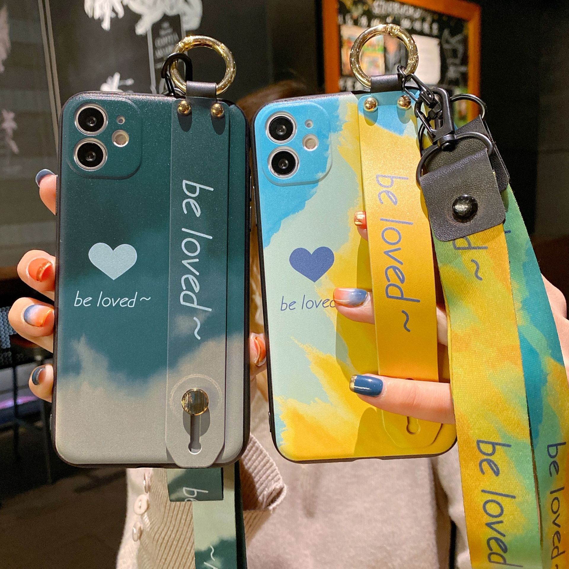 Wristband Phone Case Watercolor Phone Case - Nyaabs