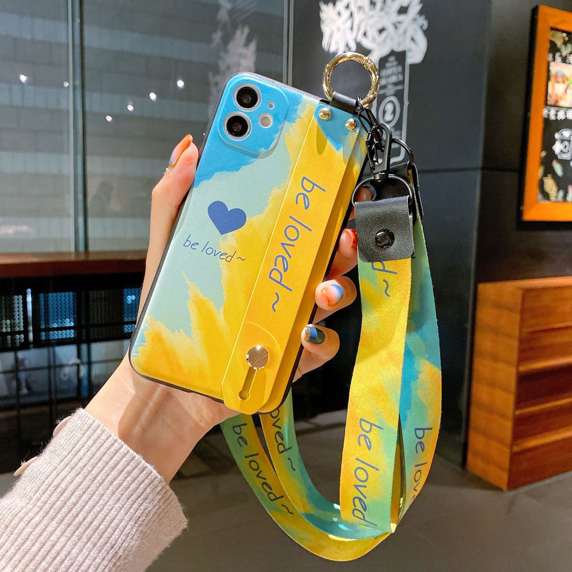 Wristband Phone Case Watercolor Phone Case - Nyaabs