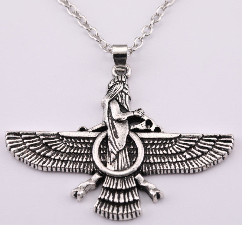 Wings Men And Women Love Necklace - Nyaabs