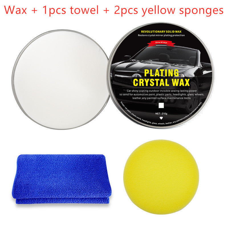 Car Diamond Crystal Wax Black Wax Coating Waxing Polishing Sewage Crystal Hard Wax - Nyaabs