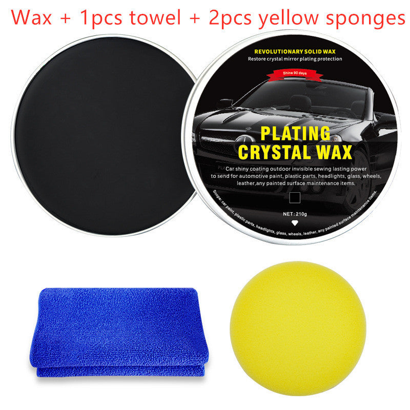 Car Diamond Crystal Wax Black Wax Coating Waxing Polishing Sewage Crystal Hard Wax - Nyaabs