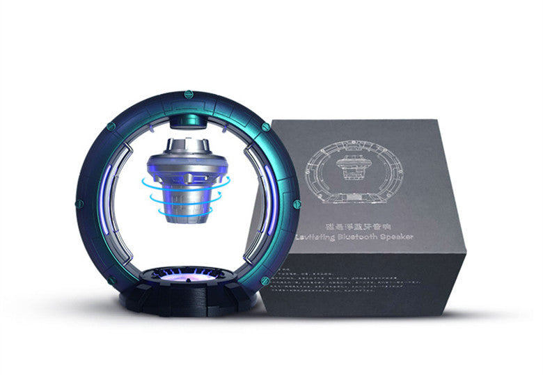 Magnetic Levitation Spacecraft UFO With Magnetic Levitation Function Bluetooth Speaker With Breathing Light - Nyaabs