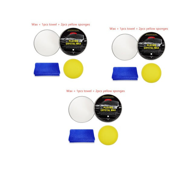 Car Diamond Crystal Wax Black Wax Coating Waxing Polishing Sewage Crystal Hard Wax - Nyaabs