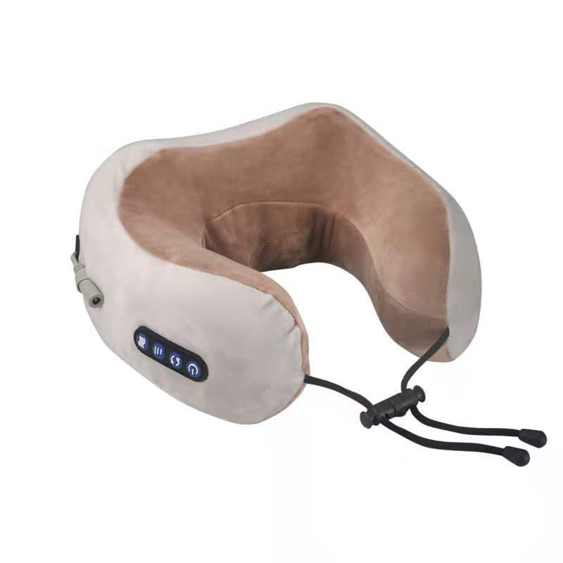 U Shaped Massage Pillow Neck Massage Device Electric Neck Massager Apparatus Shoulder Back Cervical Massager For Body Relaxation - Nyaabs