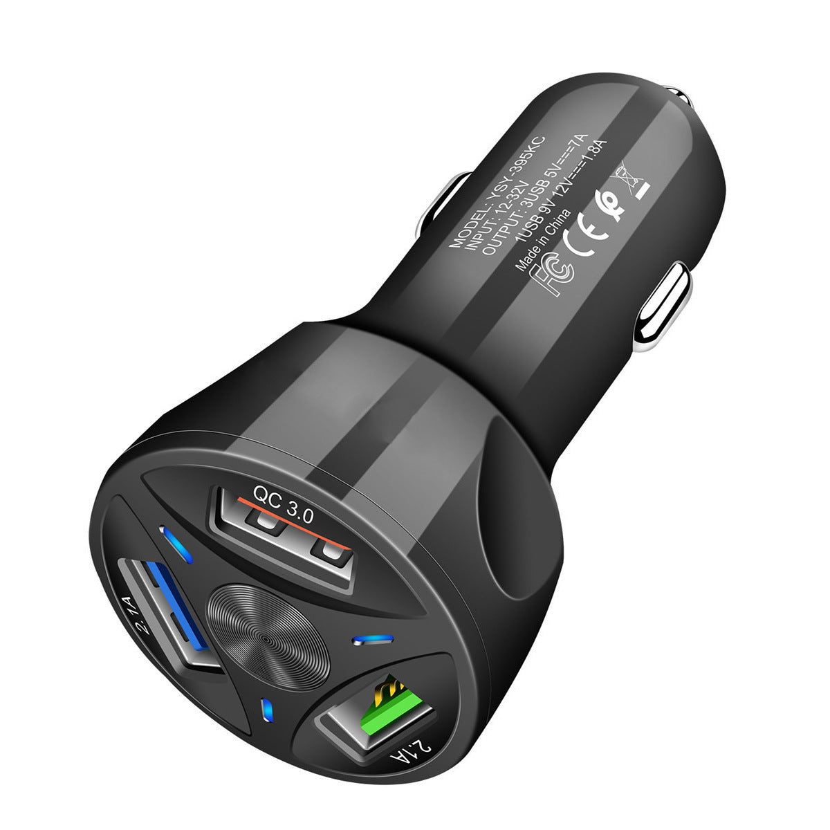 Fast Charge Car Charger One For Four Car Mobile Phone Charger Car Charger - Nyaabs