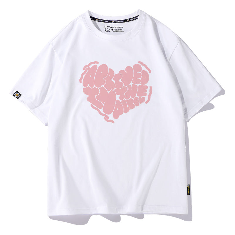 Lovers Wear Summer Love Printed T-shirt Pure Cotton Half Sleeve - Nyaabs