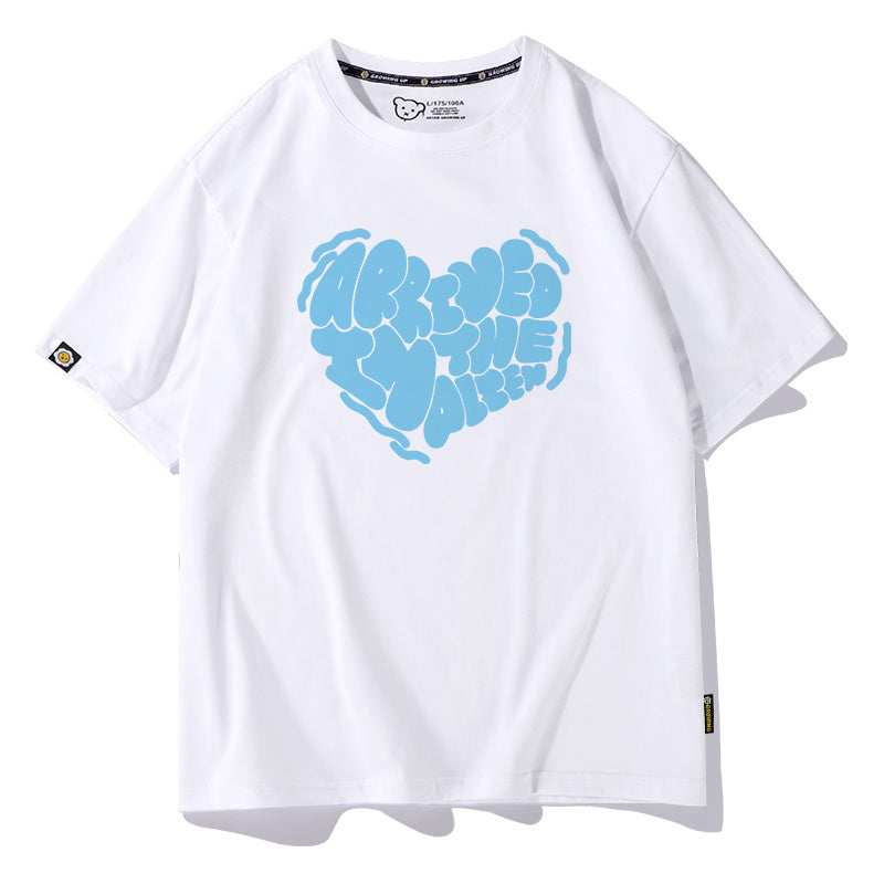 Lovers Wear Summer Love Printed T-shirt Pure Cotton Half Sleeve - Nyaabs