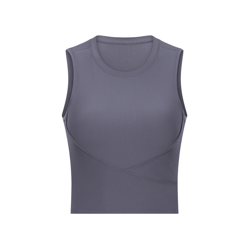 New Style Yoga Wear Threaded Sports Top - Nyaabs