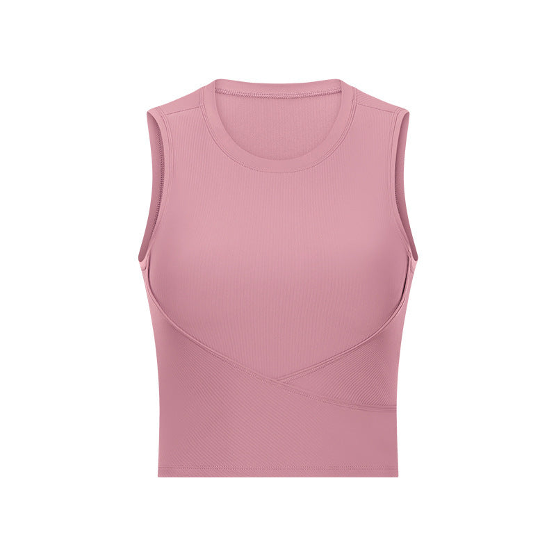 New Style Yoga Wear Threaded Sports Top - Nyaabs