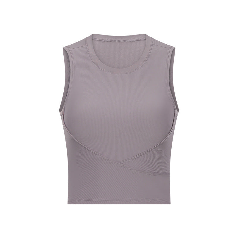 New Style Yoga Wear Threaded Sports Top - Nyaabs