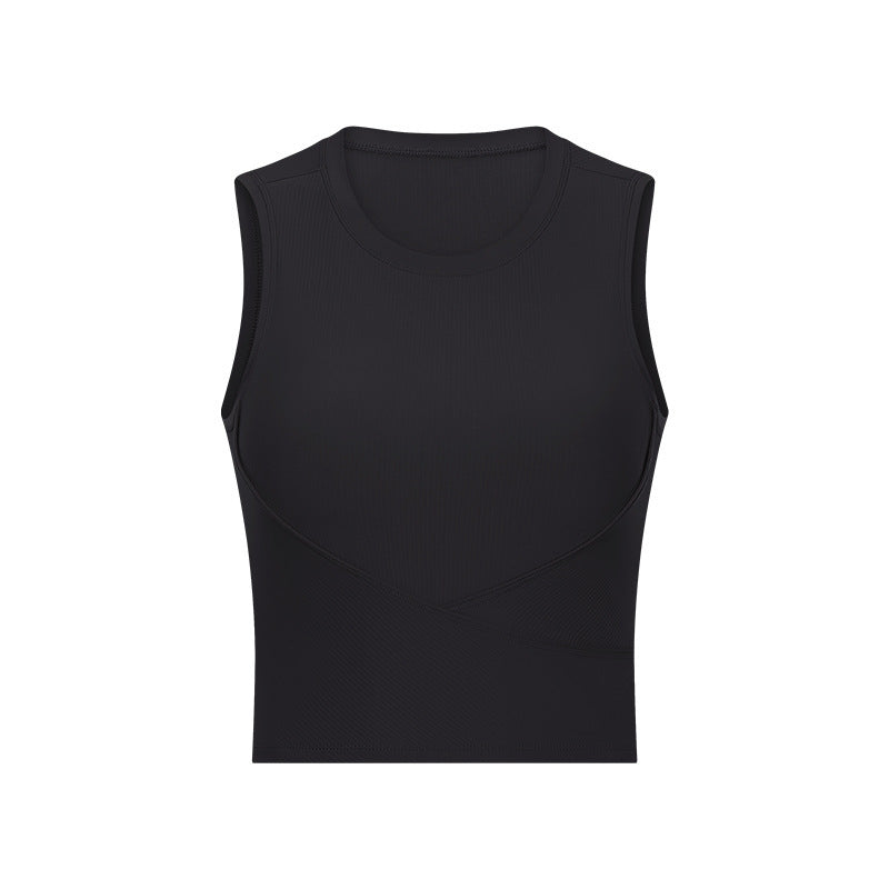 New Style Yoga Wear Threaded Sports Top - Nyaabs