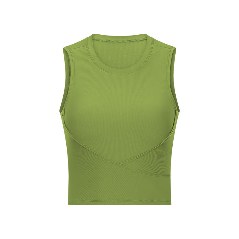 New Style Yoga Wear Threaded Sports Top - Nyaabs