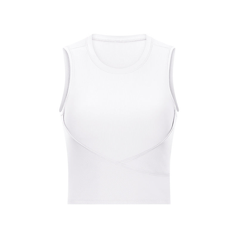 New Style Yoga Wear Threaded Sports Top - Nyaabs