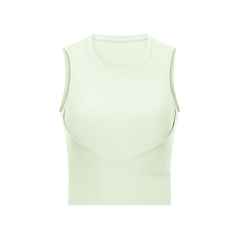 New Style Yoga Wear Threaded Sports Top - Nyaabs