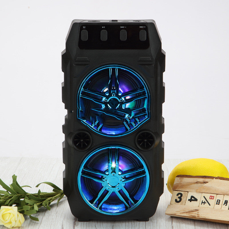 Wireless Bluetooth Speaker Dual Speakers Outdoor Portable Loud Speaker - Nyaabs