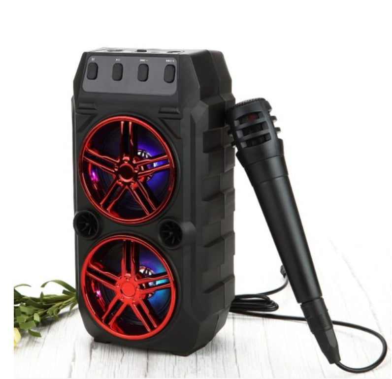 Wireless Bluetooth Speaker Dual Speakers Outdoor Portable Loud Speaker - Nyaabs