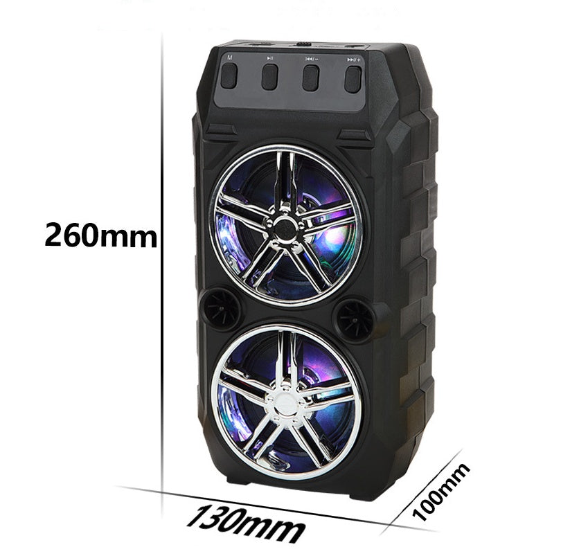 Wireless Bluetooth Speaker Dual Speakers Outdoor Portable Loud Speaker - Nyaabs