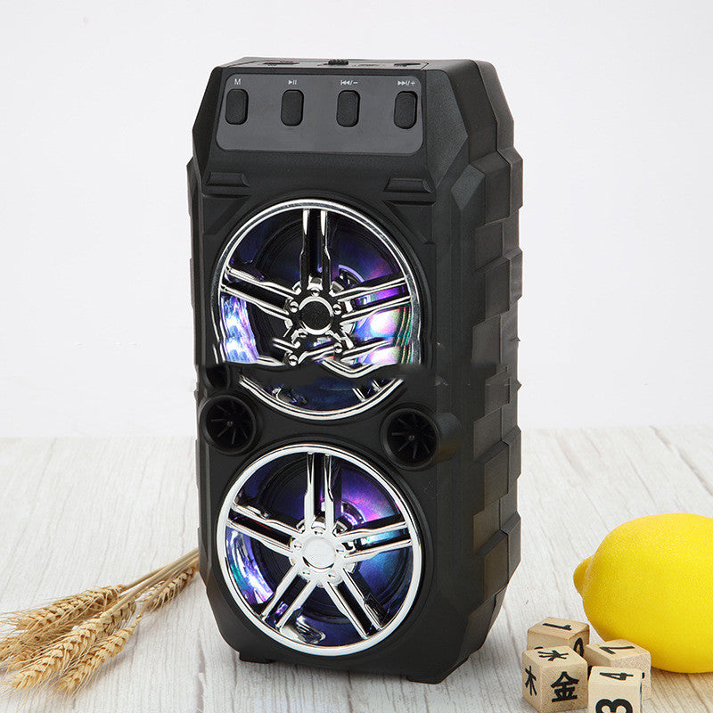 Wireless Bluetooth Speaker Dual Speakers Outdoor Portable Loud Speaker - Nyaabs