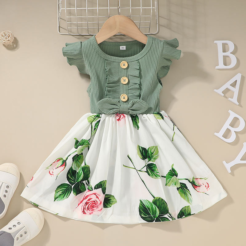 Toddler Kids Baby Girls Clothes Summer Girls Dress - Nyaabs