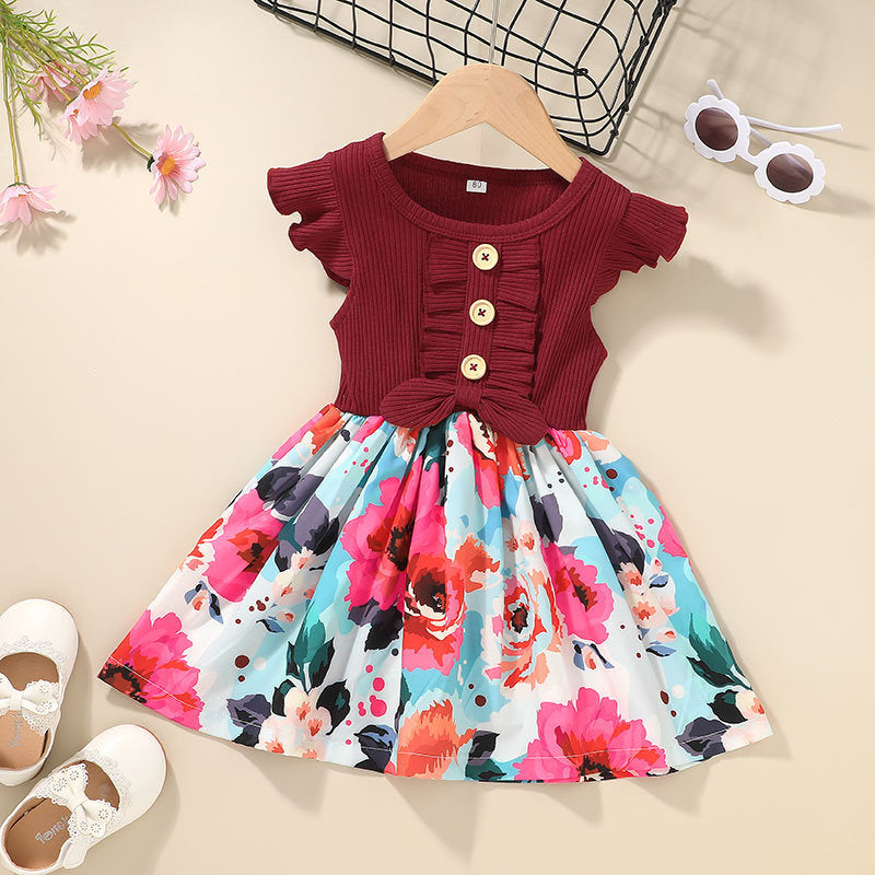 Toddler Kids Baby Girls Clothes Summer Girls Dress - Nyaabs