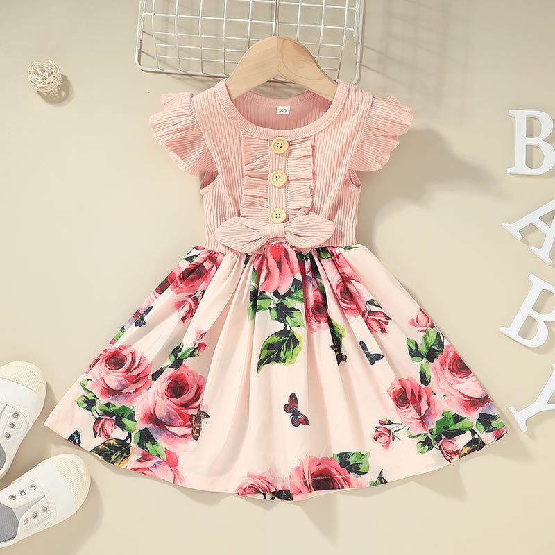 Toddler Kids Baby Girls Clothes Summer Girls Dress - Nyaabs