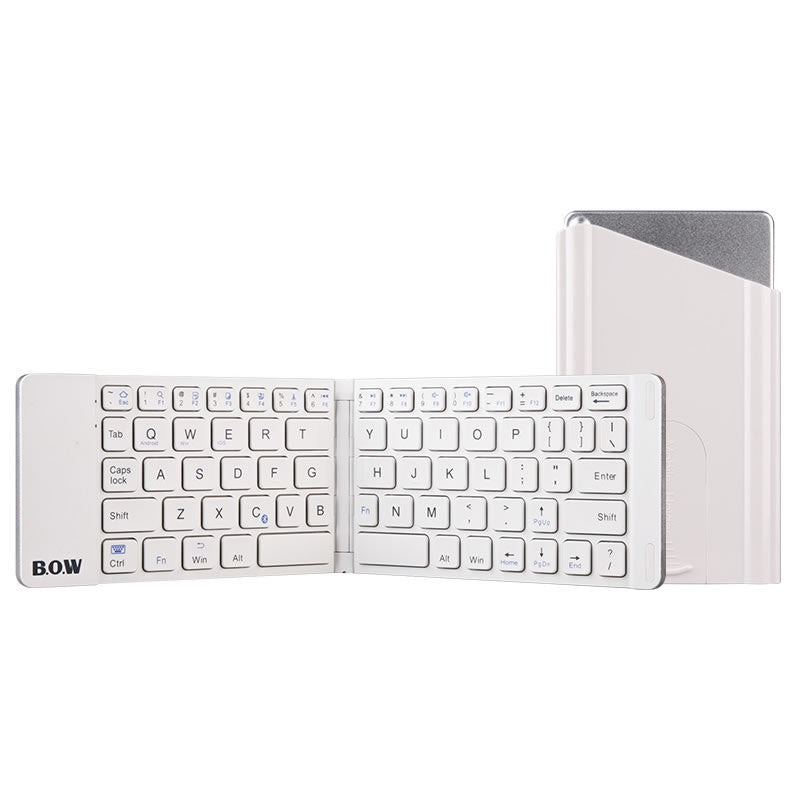 New Style Folding Bluetooth Keyboard And Mouse Set Wireless Mute Portable Keyboard For Business And Travel nyaabs.com