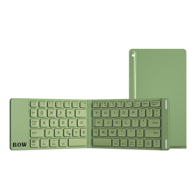 New Style Folding Bluetooth Keyboard And Mouse Set Wireless Mute Portable Keyboard For Business And Travel nyaabs.com