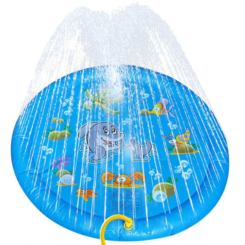 Non-Slip Splash Pad For Kids And Pet Dog Pool Summer Outdoor Water Toys Fun Backyard Fountain Play Mat - Nyaabs