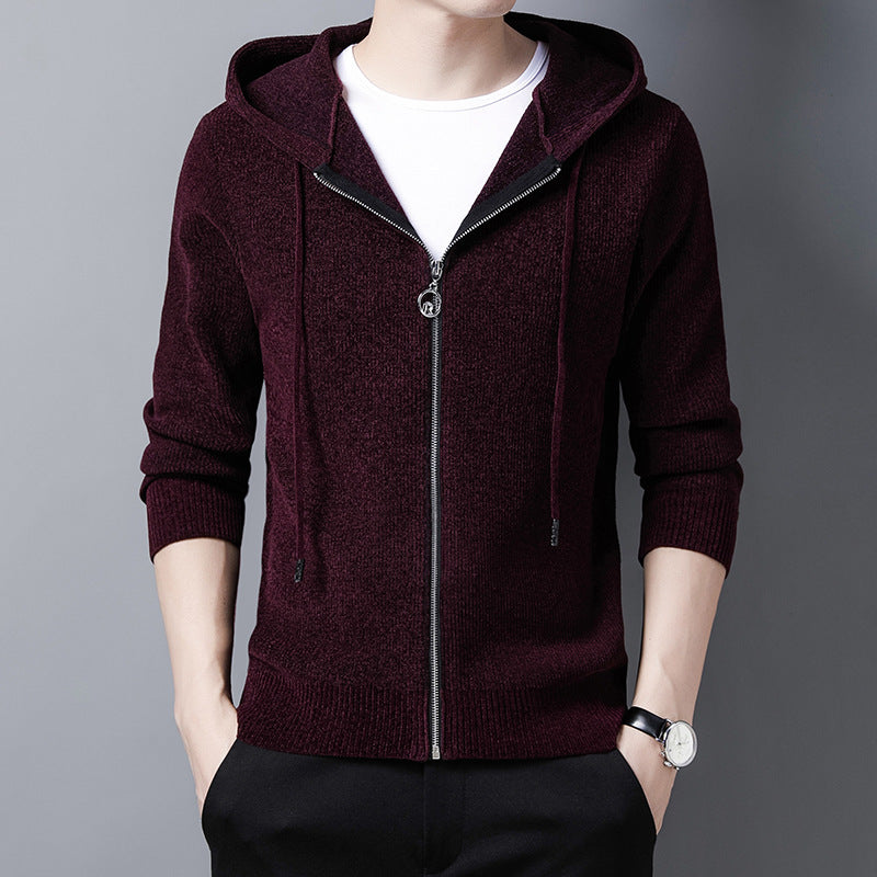 Men'S Sports Outer Wear Zipper Loose Cardigan - Nyaabs