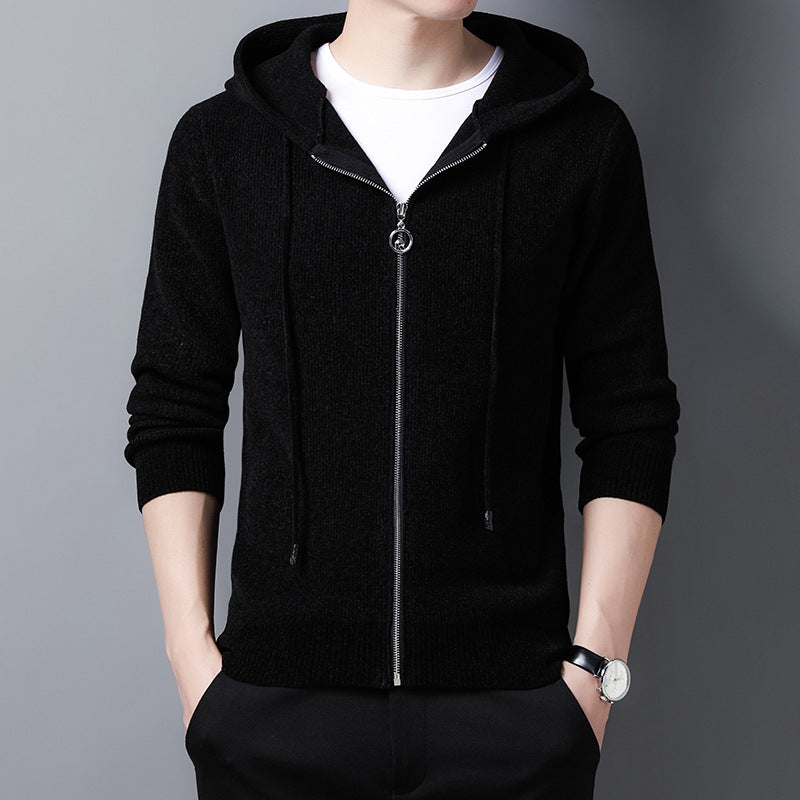 Men'S Sports Outer Wear Zipper Loose Cardigan - Nyaabs