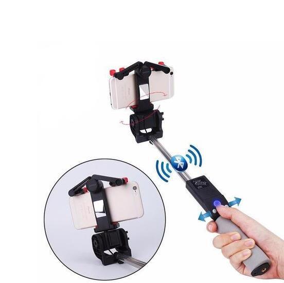 Panoramic PTZ 360-degree Rotating Bluetooth Electric Selfie Stick - Nyaabs