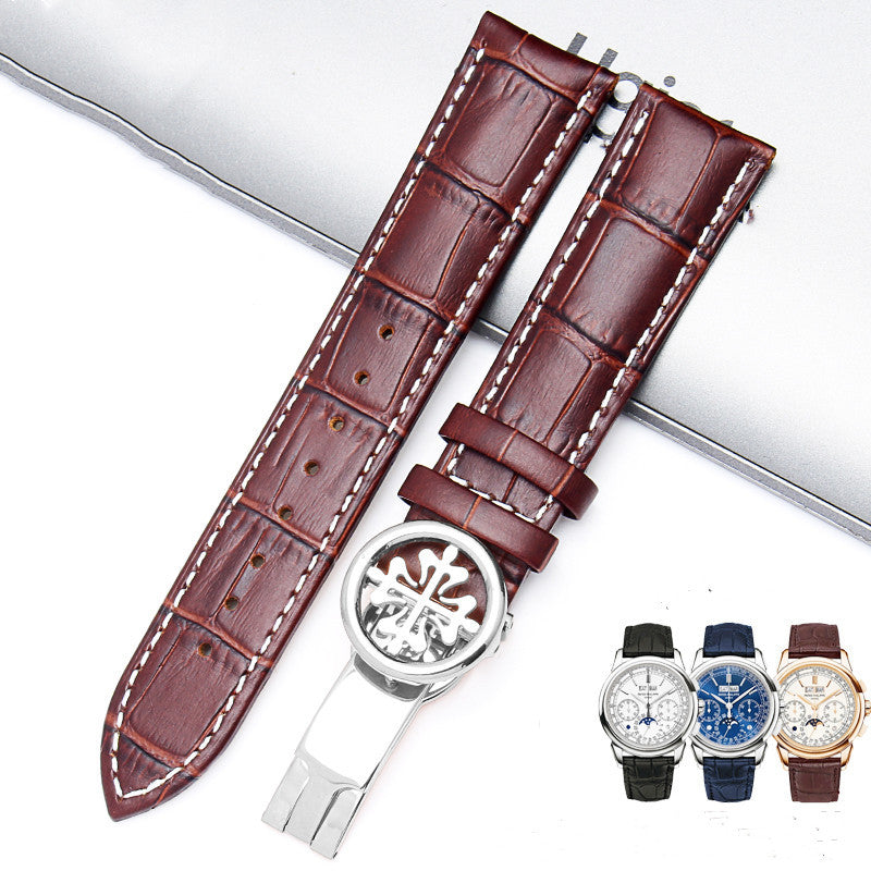 Watch strap with pattern butterfly buckle - Nyaabs