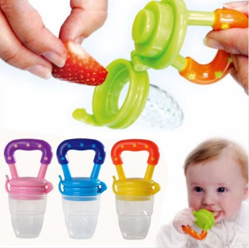 New Baby Silicone Pacifier, Encapsulated To Soothe Complementary Food Feeding Artifact - Nyaabs