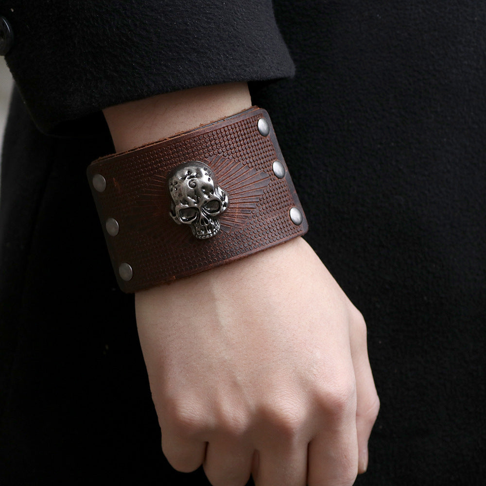 New cowhide bracelet for men - Nyaabs