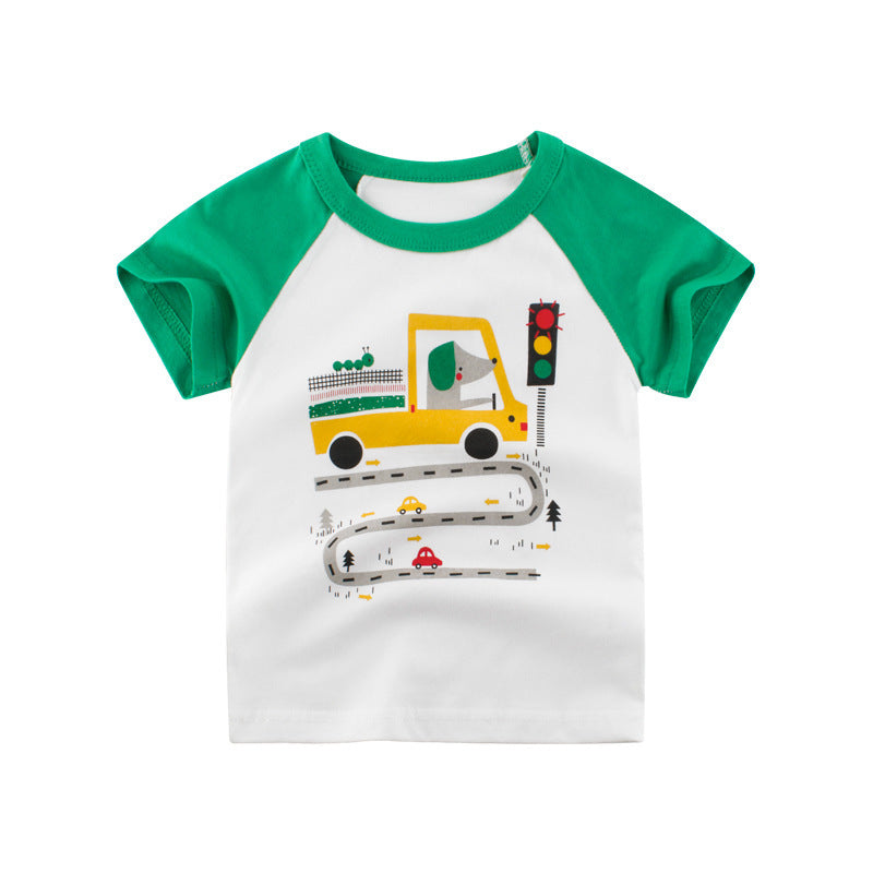 Korean children's short sleeve T-shirt - Nyaabs