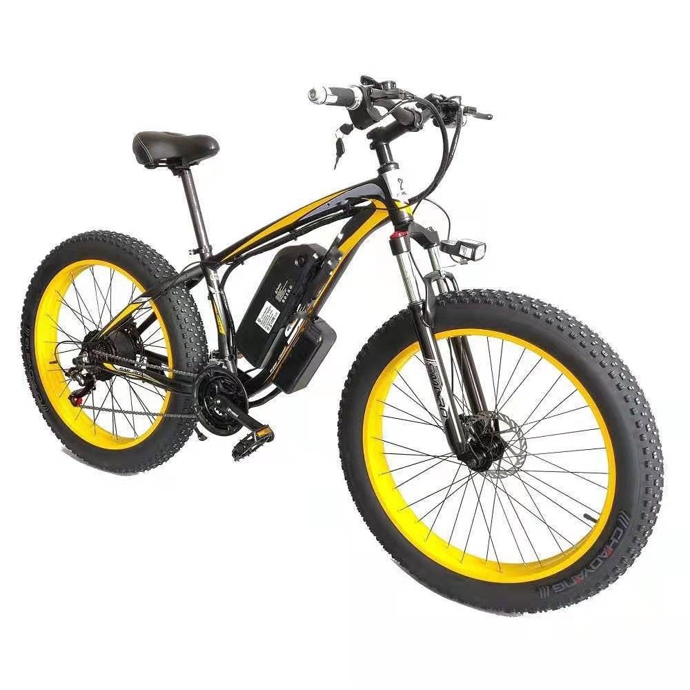 Electric Bicycle Lithium Tram Snow Electric Mountain Bike 21 Speed - Nyaabs