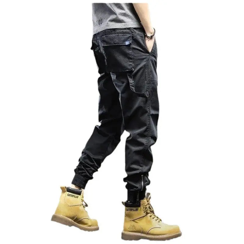 Fashion Loose Casual Loose Ankle-tied Jogger Pants - Nyaabs