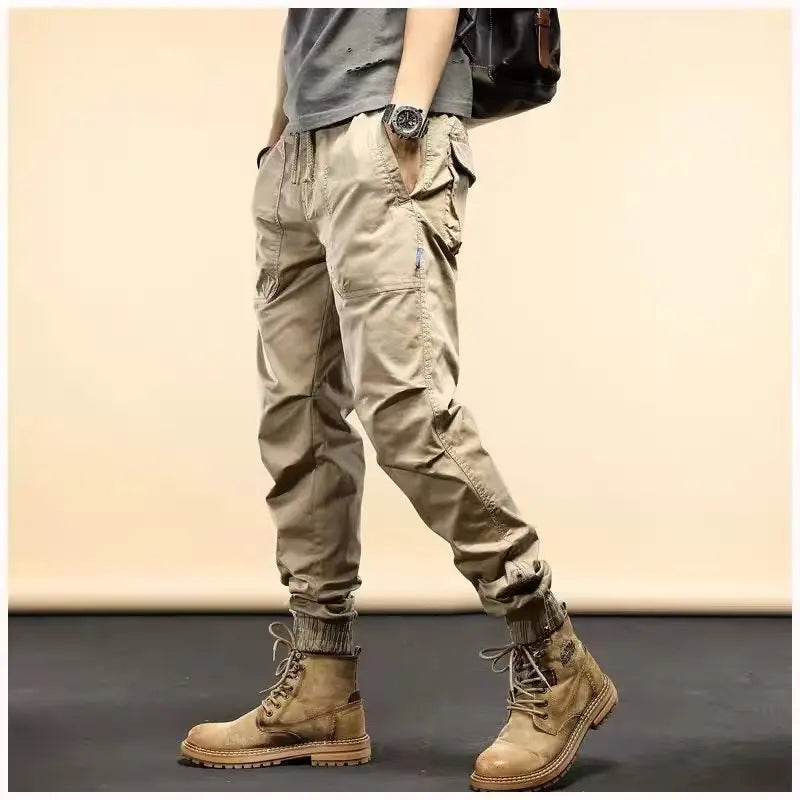 Fashion Loose Casual Loose Ankle-tied Jogger Pants - Nyaabs