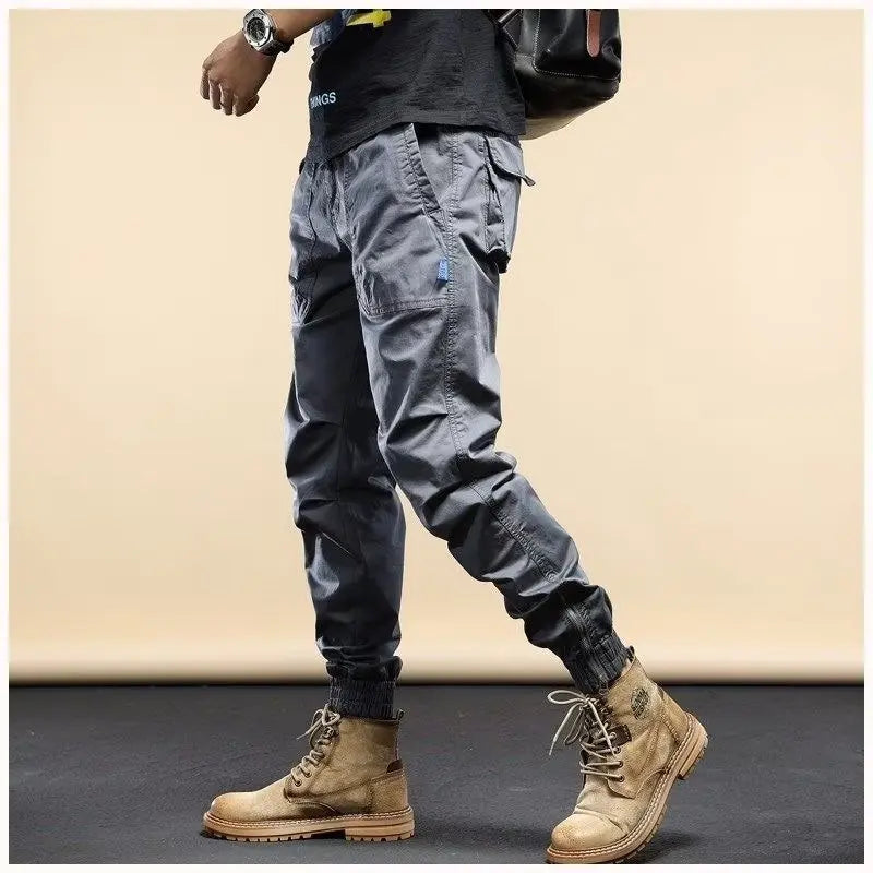 Fashion Loose Casual Loose Ankle-tied Jogger Pants - Nyaabs