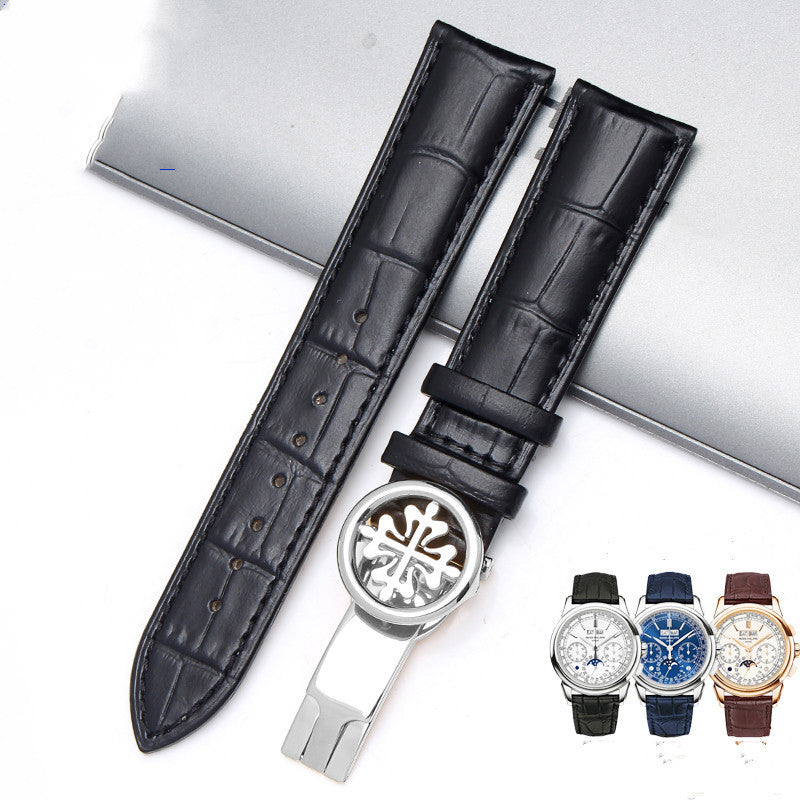 Watch strap with pattern butterfly buckle - Nyaabs