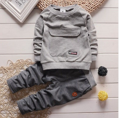 toddler baby clothes children suit 0-3 years old suit + pants children's sportswear boys girls children's clothing brand - Nyaabs