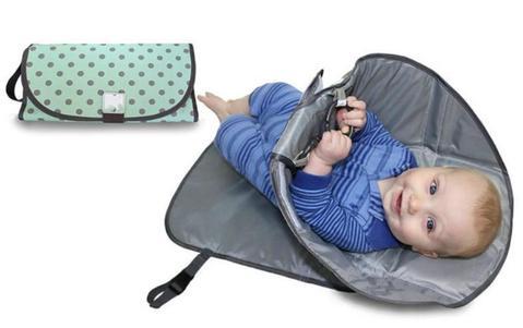 Portable Diaper Changing Pad Clutch for Newborn - Nyaabs