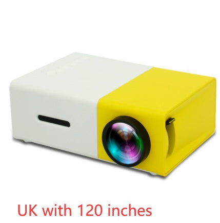 Portable Projector 3D Hd Led Home Theater Cinema HDMI-compatible Usb Audio Projector Yg300 Mini Projector - Nyaabs