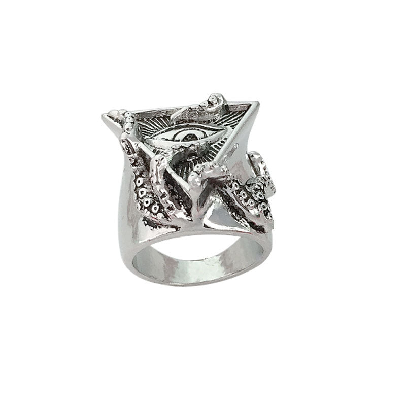 Creative Hip-hop Triangle Ring Domineering Men - Nyaabs