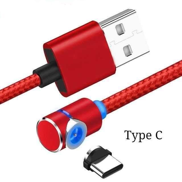 Magnetic Cable LED Magnet Charger Cable USB Cable & USB Type-C USB C - Nyaabs